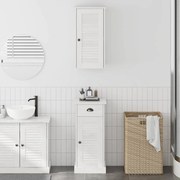 vidaXL Conjunto de Móveis para Banheiro VIGO 2 pcs Marrom e Branco