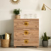 Cômoda Leva Gravis – Pinho Atlântico – 80 cm x 95 cm x 43 cm