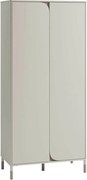 Roupeiro Lomsono 110, Bege, 201x92x50cm, 82.5 kg, Portas para roupeiro: Com dobradiças, Número de prateleiras: 6, Número de prateleiras: 6