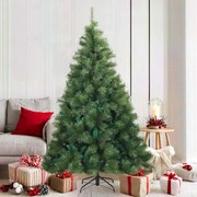 vidaXL Árvore de Natal Articulada Artificial Verde 180 cm PVC, aço