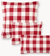 Fronha de almofada em algodão xadrez Nels