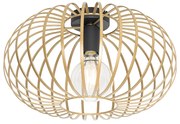 Candeeiro de teto design dourado 39 cm - JOHANNA Design