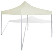 vidaXL Tenda dobrável 3 x 3 m creme