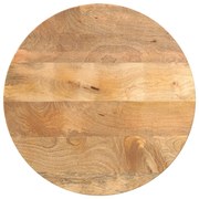 Tampo de mesa redondo Ø40x3,8cm madeira de mangueira maciça