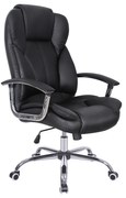 Cadeira de escritório ergonómica com encosto alto | SONGMICS | 69,5 x 60 x 128,5 cm | preto | OBG57B.