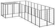 Canil 6,05 m² aço preto