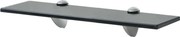 vidaXL Prateleira flutuante vidro 40x20 cm 8 mm