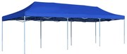 vidaXL Tenda para festas pop-up dobrável 3x9 m azul