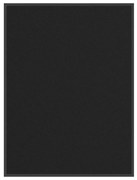 Tapete de porta 80x120 cm preto