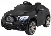 Carro elétrico para Crianças Mercedes Benz GLC63S 12V 4x4, Rodas de Espuma EVA, Assento de couro Preto