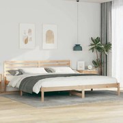 vidaXL Estrutura da Cama com cabeceira Castanho 180 x 210 cm