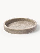 Tabuleiro decorativo em mármore Venice, Ø 25 cm