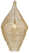 Candeeiro suspenso oriental dourado 60cm - NIDUM L Oriental