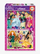 2 Puzzles com 48 peças, Princesas da Disney - EDUCA multicolor