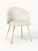 Cadeiras estofadas em veludo Luisa, conjunto de 2