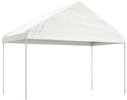 Tenda de Eventos com telhado 4,08x2,23x3,22 m polietileno branco