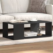Mesa de centro 89,5x48x30 cm derivados de madeira preto