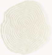 Tapete em lã artesanal com forma orgânica Niria