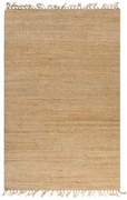 vidaXL Tapete de juta tecido à mão 120x180 cm natural
