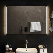 vidaXL Espelho de casa de banho com luzes LED 90x60 cm