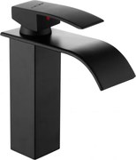 Mexen Aries torneira para lavatório, preta - 744800-70