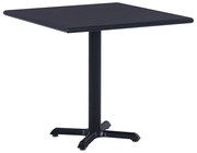 vidaXL Mesa de jardim 80x80x75 cm preto