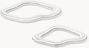Bases para copos artesanais Nordic Sand, conjunto de 2