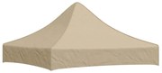 vidaXL Teto para tenda de festas 2x2 m 270 g/m² cor bege