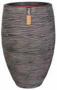 Capi Vaso Nature Rib elegante Deluxe 40x60 cm antracite KOFZ1131