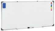 Quadro magnético 110x60 cm aço branco