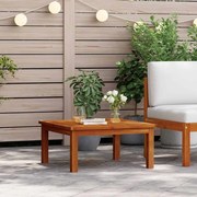 vidaXL Mesa lounge de jardim 63x63x30 cm madeira de acácia maciça