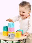 Conjunto de 9 cubos encaixáveis - LUDI multicolor