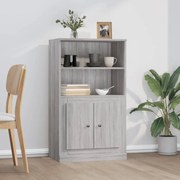 vidaXL Armário alto derivados de madeira 60x35,5x103,5 cm sonoma cinza