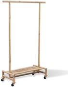 vidaXL Suporte para roupa bambu