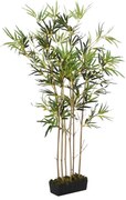 Árvore de bambu artificial 552 folhas 120 cm verde