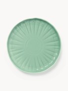 Pratos de jantar em porcelana com relevo Sali, conjunto de 4