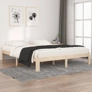 vidaXL Estrutura de cama 160x200 cm pinho maciço