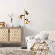 Candeeiro de Pé Spotkafasi – Dourado – 37 x 37 x 162 cm