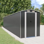 Abrigo de jardim 192x938x223 cm aço galvanizado antracite