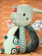 Chocalho com pegas Joe - Lilliputiens  verde