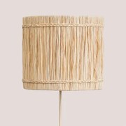 Lâmpada De Parede Em Fibra Girul Natural - Sklum