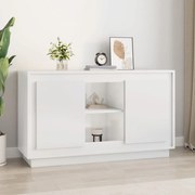 vidaXL Aparador 102x35x60 cm derivados de madeira branco brilhante