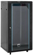 vidaXL Armário bastidor 15U 19" IP20 60x60x120 cm preto