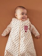 Agora -30%: Saco de bebé reversível, sem mangas, LOVELY LEO estampado rosa