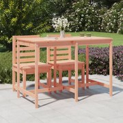 vidaXL Mesa de jardim 159,5x82,5x110 cm madeira de douglas maciça