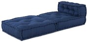 vidaXL Puff Modular Índigo 70x70x54 em Tecido