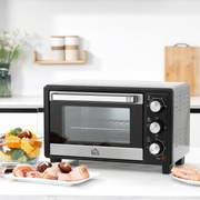 Mini Forno 16L com 3 Modos de Aquecimento Temperatura até 230°C Tempor