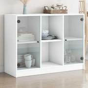 vidaXL Aparador 102x37x75,5 cm derivados de madeira branco