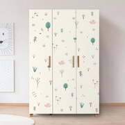 Roupeiro Leva Hedera – Atlantic Pine White – 120x189x48 cm