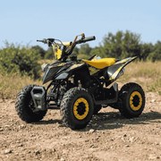 MINI MOTO 4 GASOLINA PARA CRIANÇAS 49cc Roan Ratte R6 4.5cv AMARELA